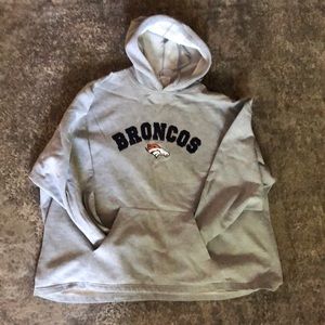 Gray Denver Broncos Hoodie